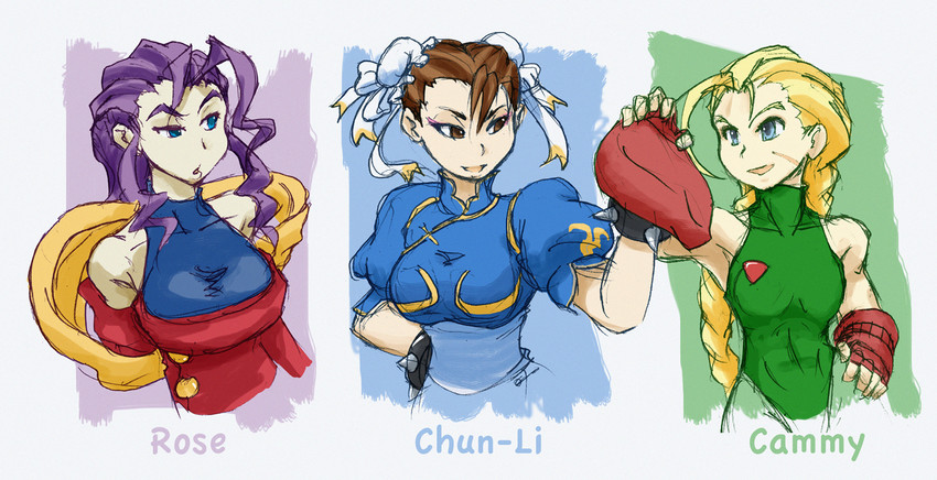 chun-li and cammy white (street fighter) drawn by zenox 