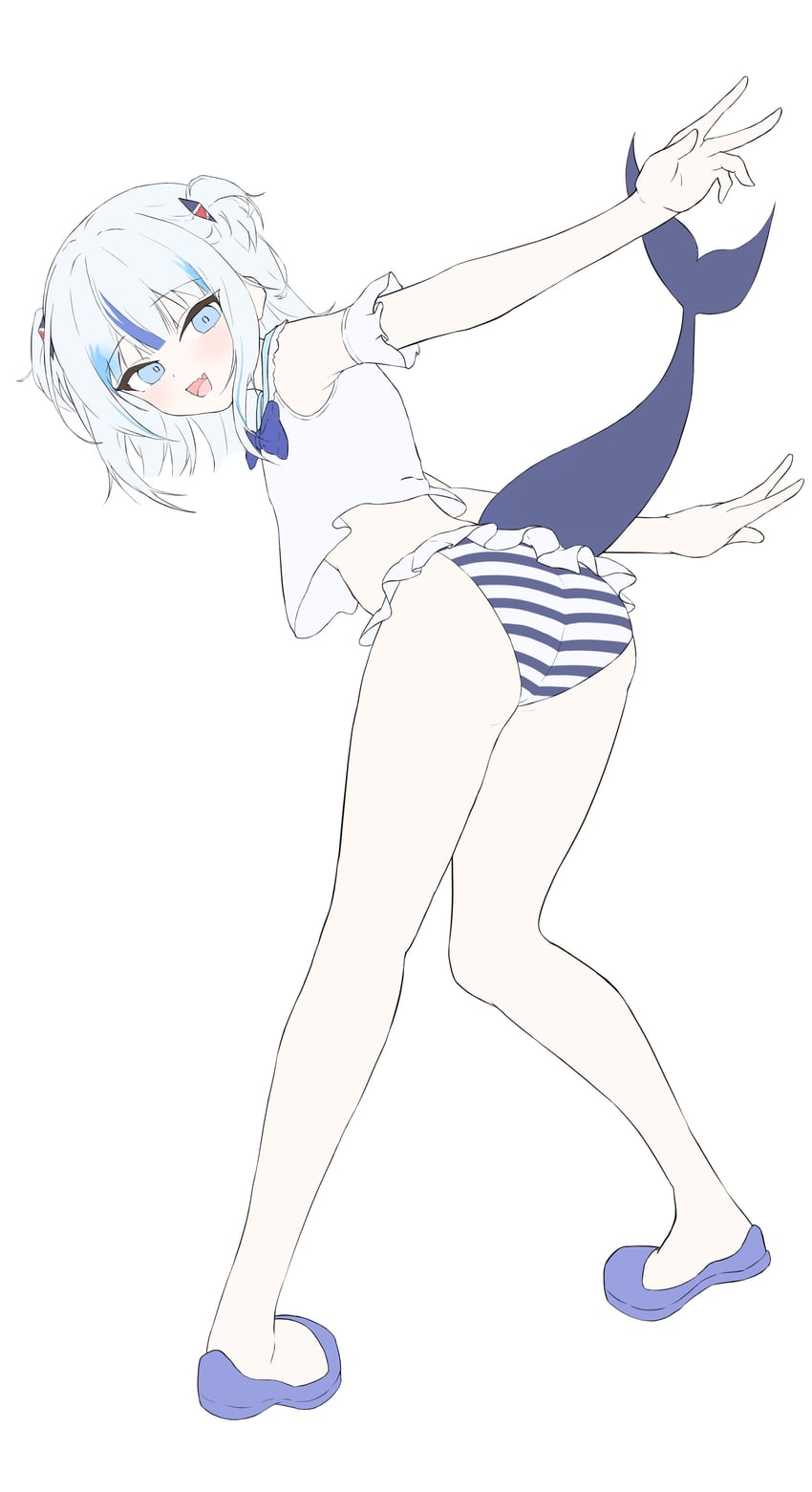 gawr gura (hololive and 1 more) drawn by mpdb6