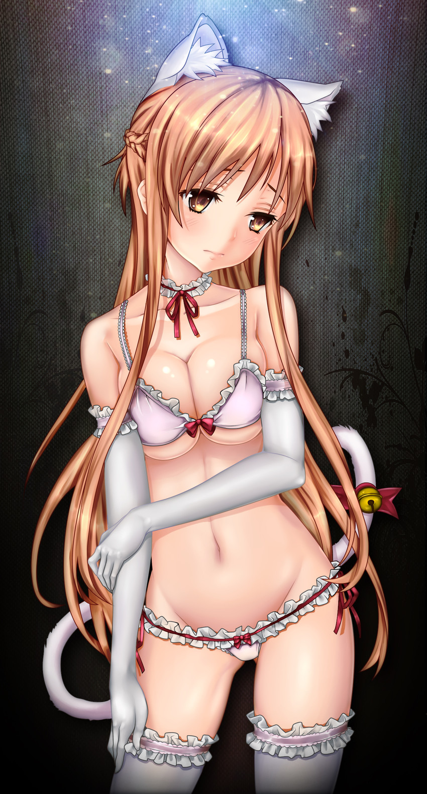 asuna (sword art online) drawn by matsuryuu and pitui1996