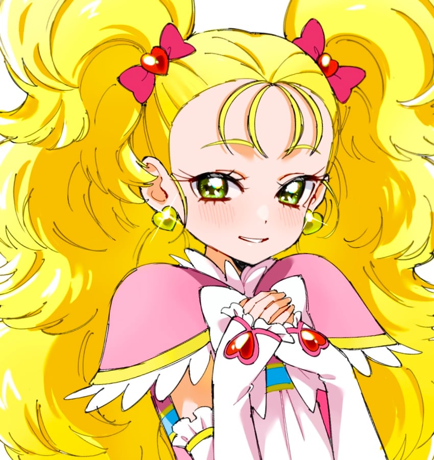 kujou hikari and shiny luminous (precure and 2 more) drawn by shirako_love