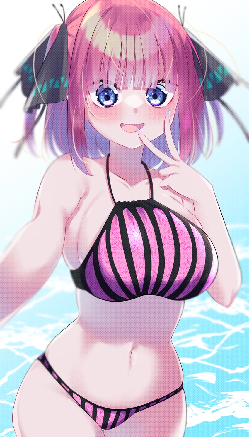 nakano nino (go-toubun no hanayome) drawn by rinne_(mizunosato)