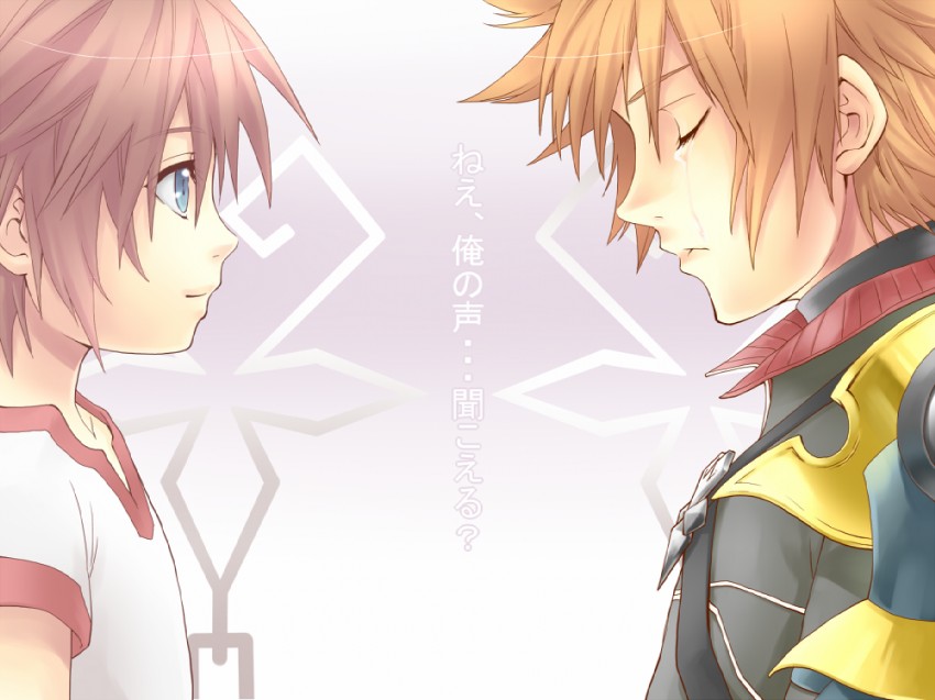 sora and ventus (kingdom hearts and 1 more) drawn by banana_gyuunyuu