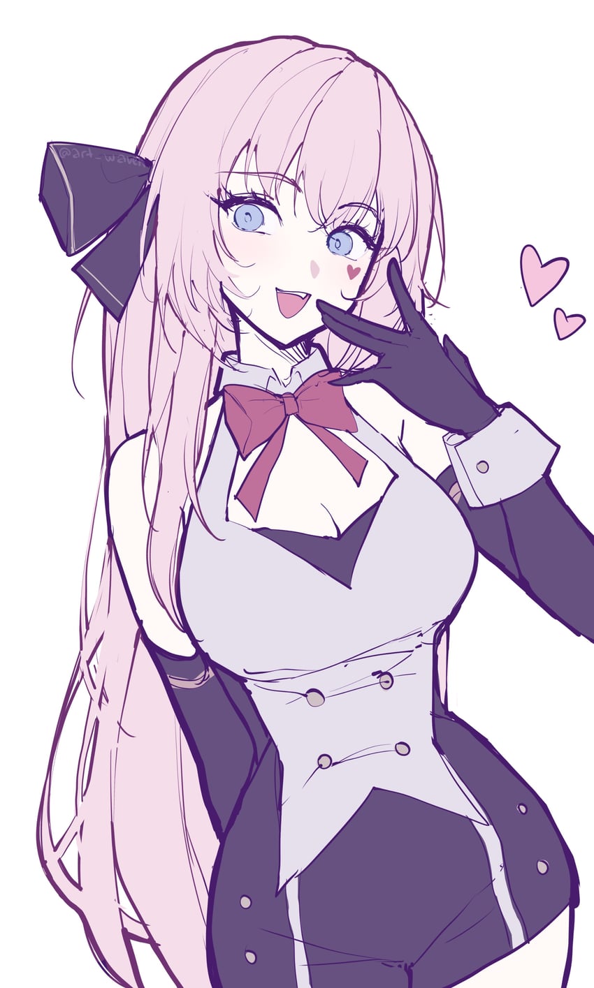 megurine luka (vocaloid and 1 more) drawn by art_waven