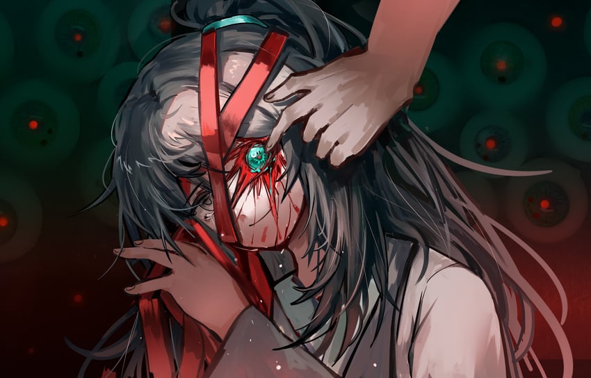 hong lu (project moon and 1 more) drawn by qiujia