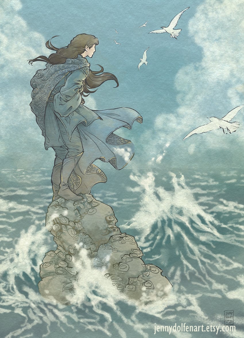 maglor (tolkien's legendarium and 1 more) drawn by jenny_dolfen