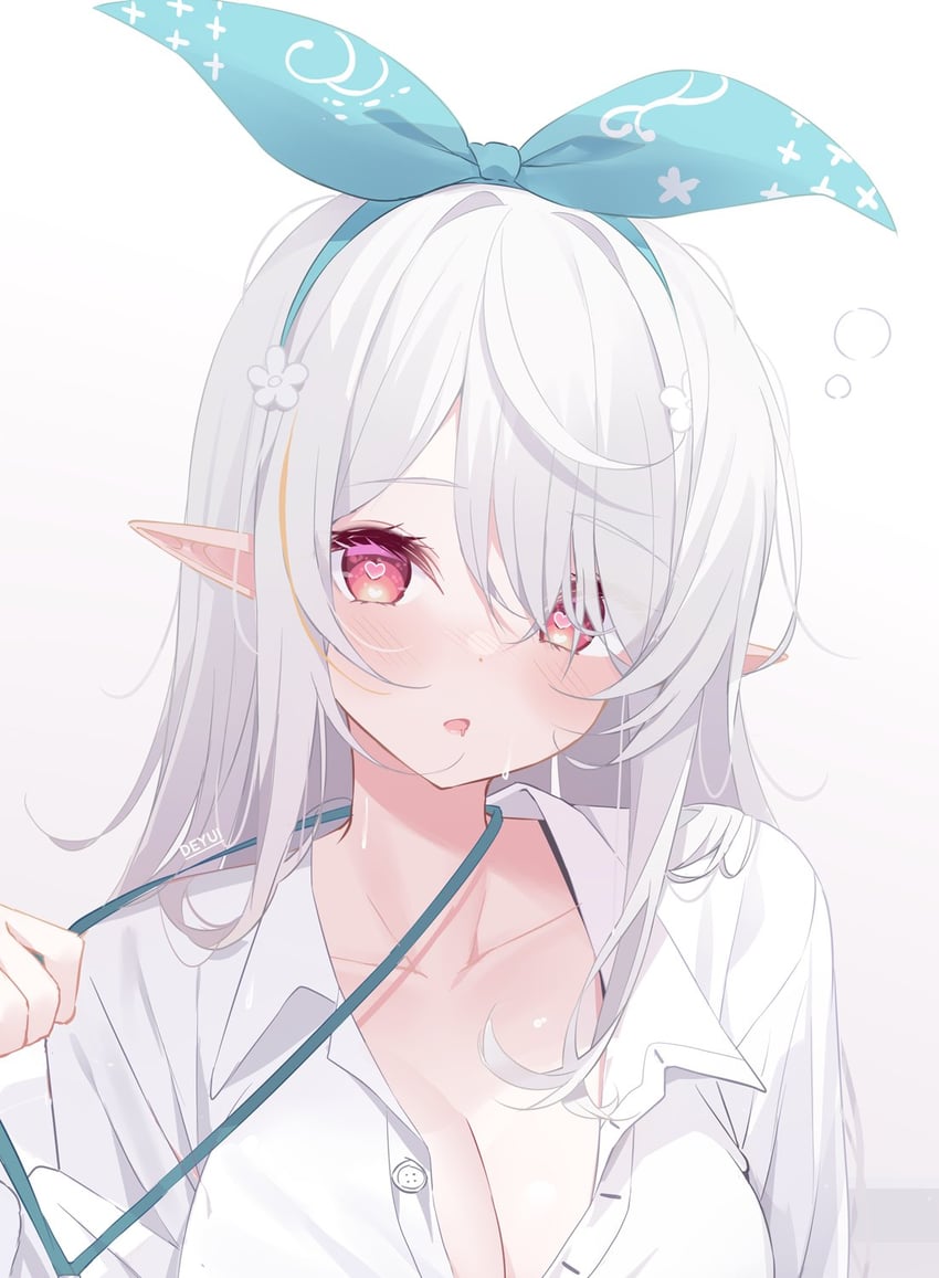 pomu rainpuff (nijisanji and 1 more) drawn by deyui