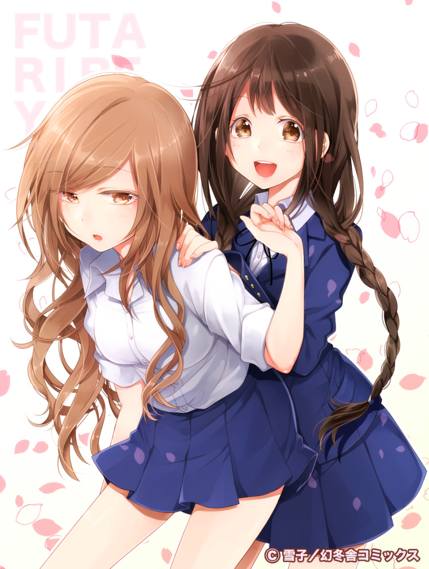 kawawa sakurako and yamabuki kasumi (futaribeya) drawn by yukiko_(tesseract)