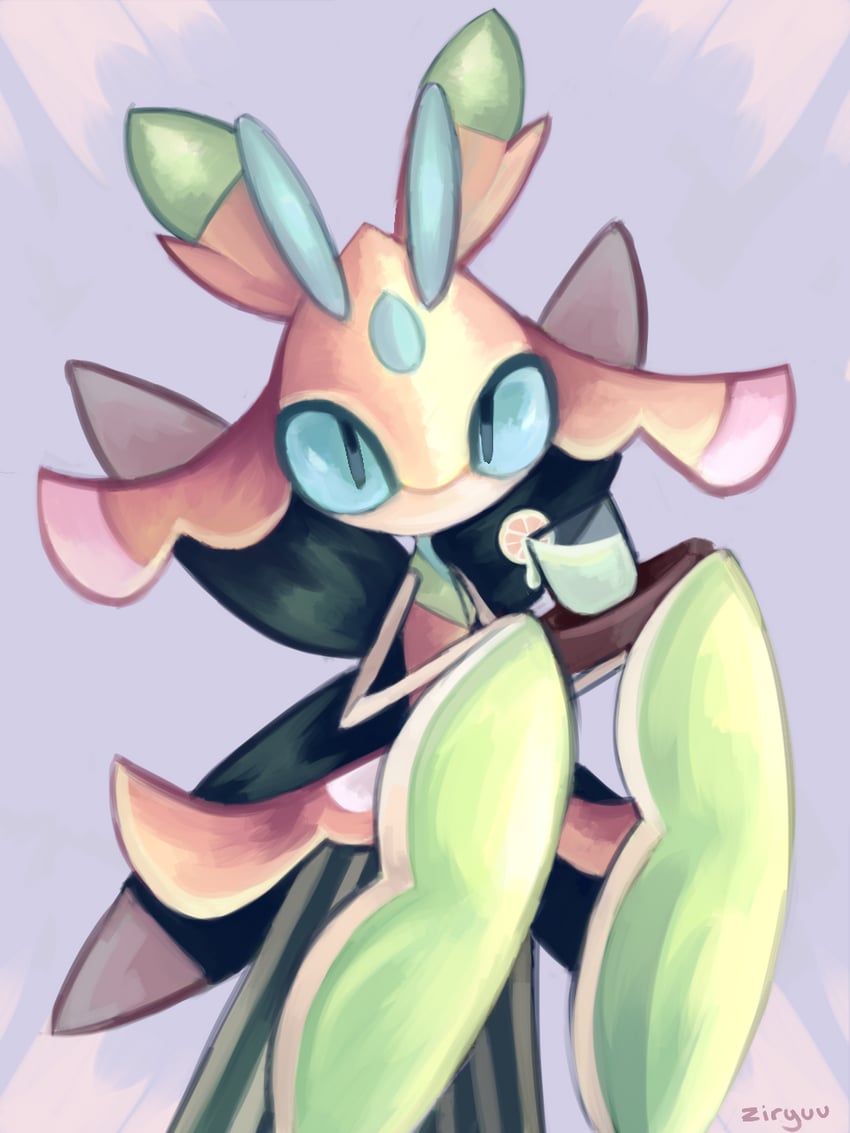 lurantis (pokemon) drawn by ziryuu