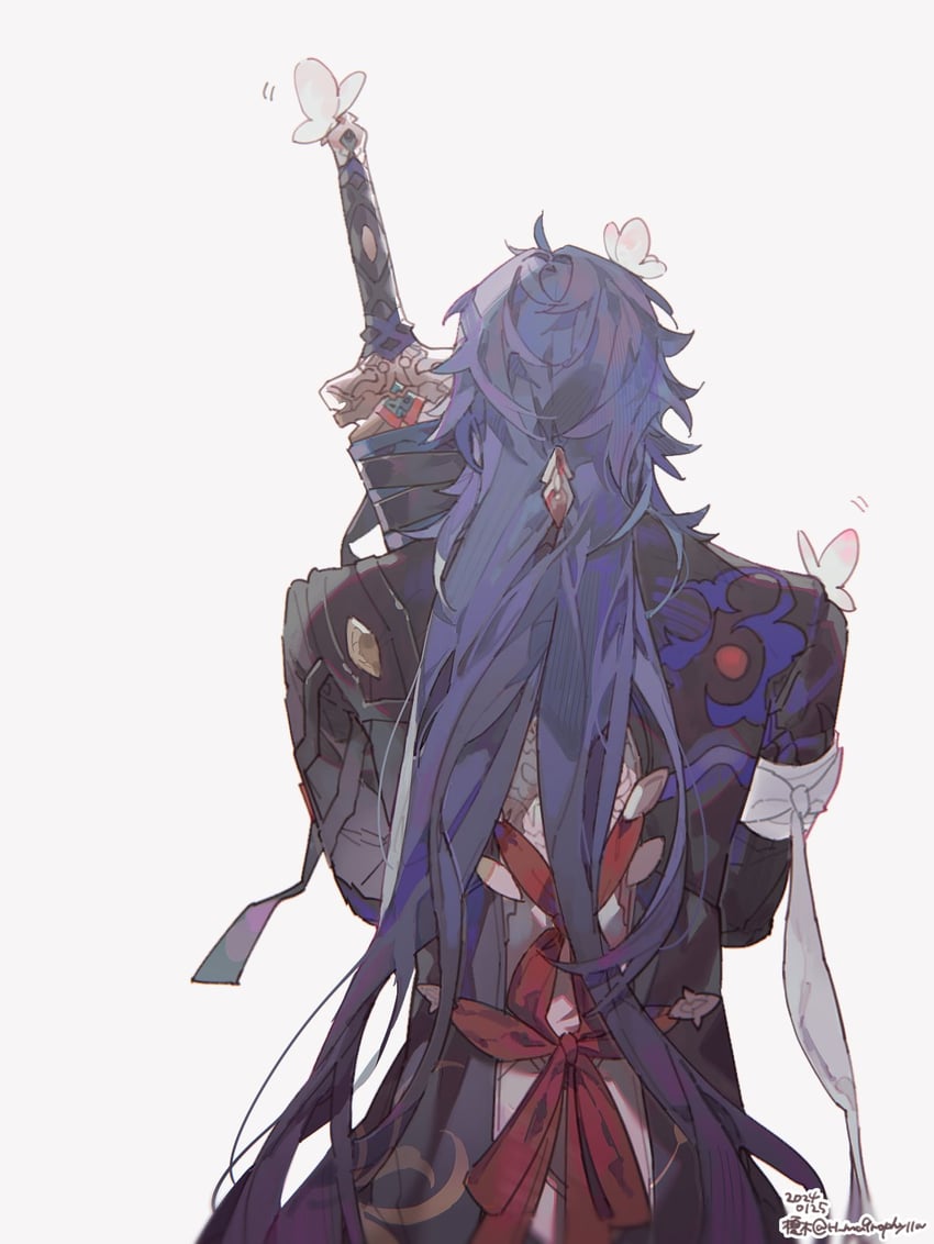 blade (honkai and 1 more) drawn by h_ma9rophylla