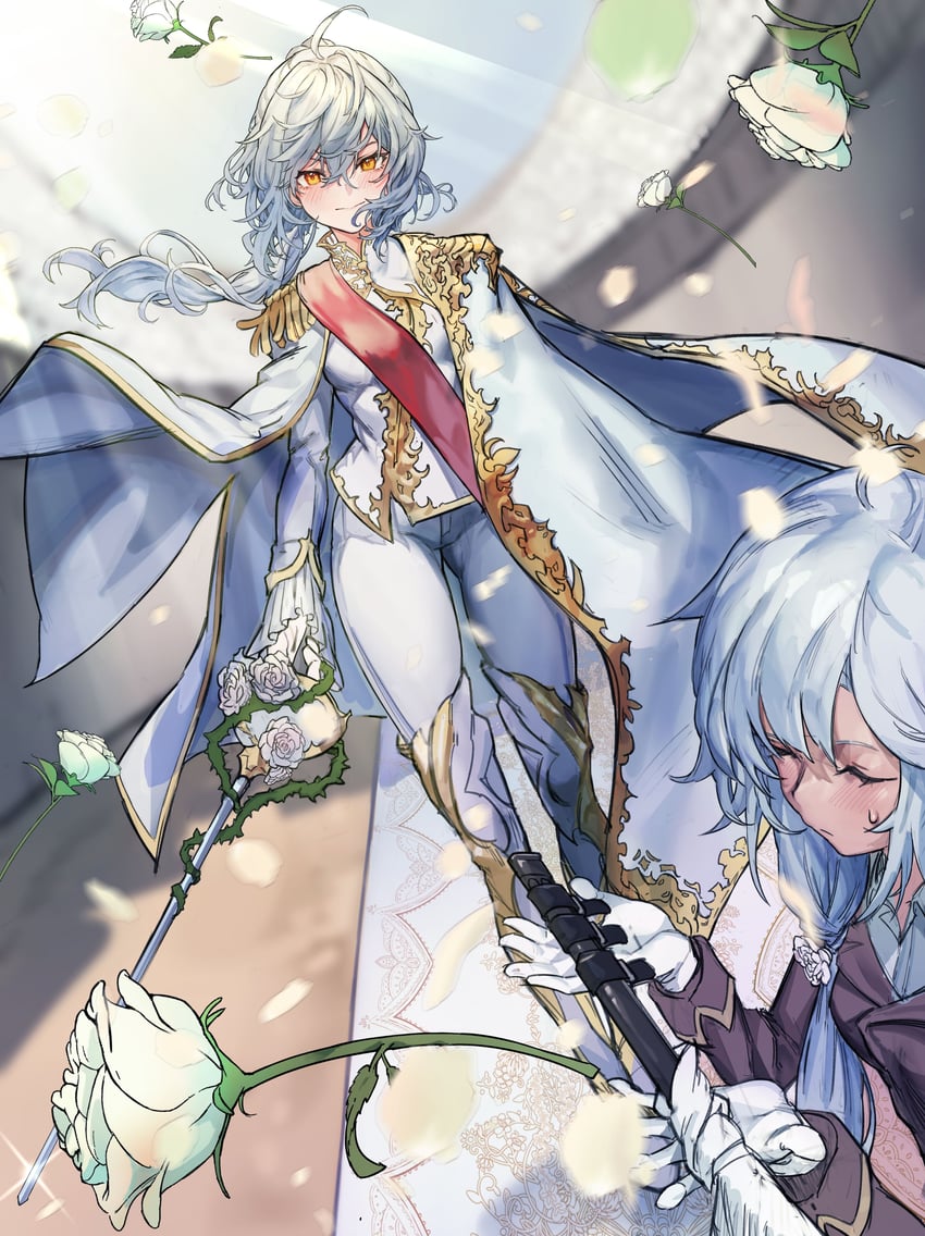 ciel lionheart and dezra lionheart (damn reincarnation) drawn by gagrim