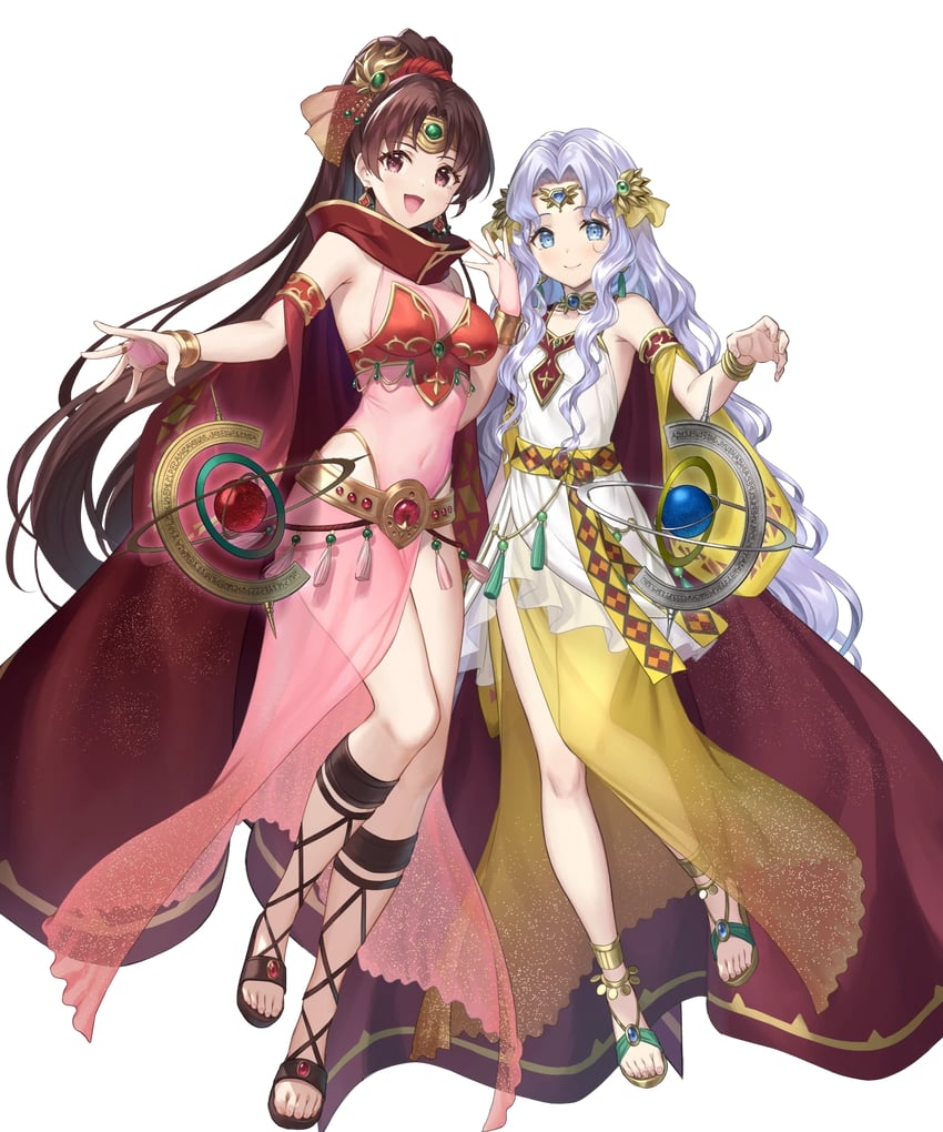 linde and sara (fire emblem and 3 more) drawn by kousei_horiguchi