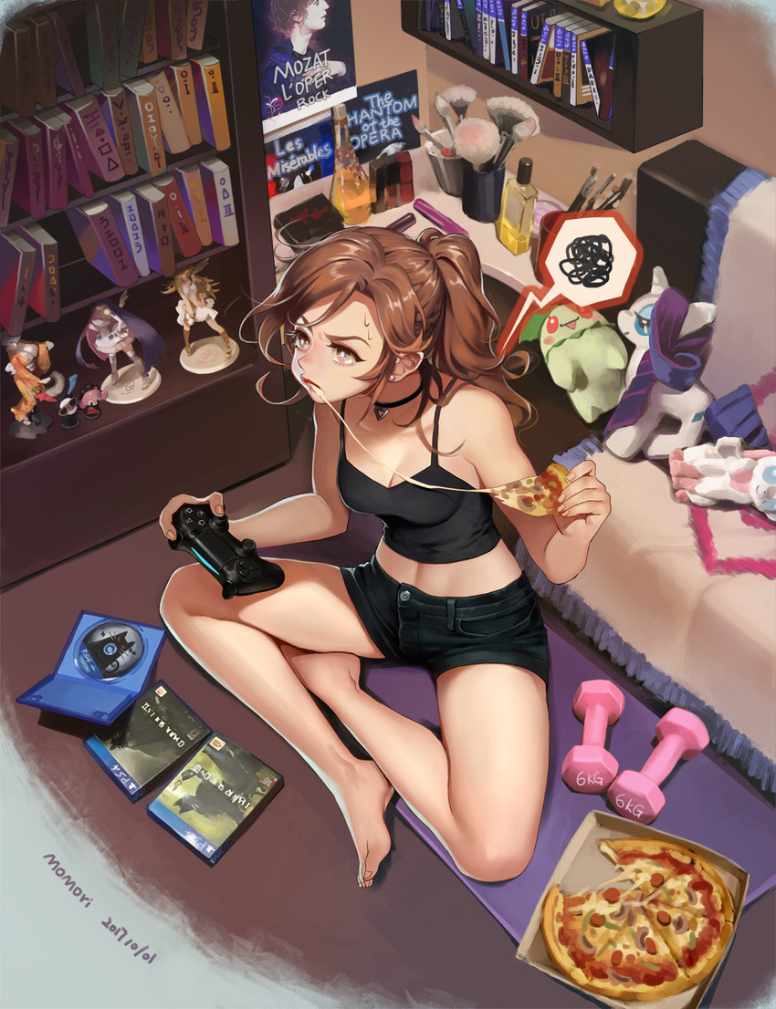 stocking, sylveon, panty, chikorita, rarity, and 1 more (pokemon and 9 more) drawn by momori