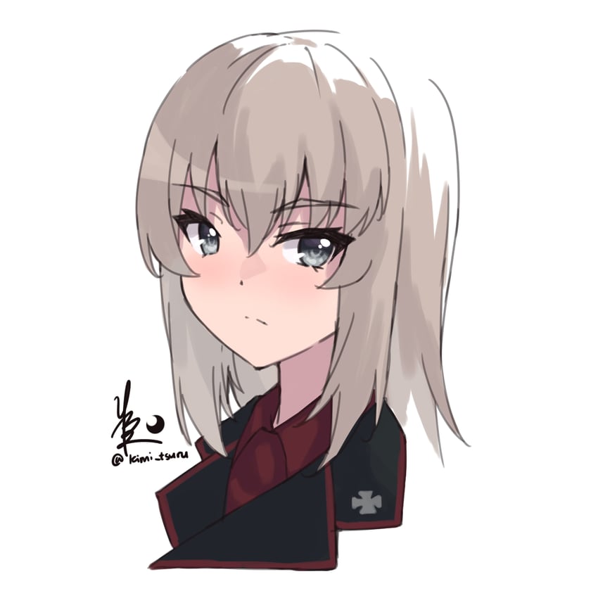 itsumi erika (girls und panzer) drawn by kimi_tsuru