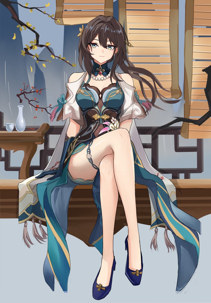 ruan mei (honkai and 1 more) drawn by waannkt_28