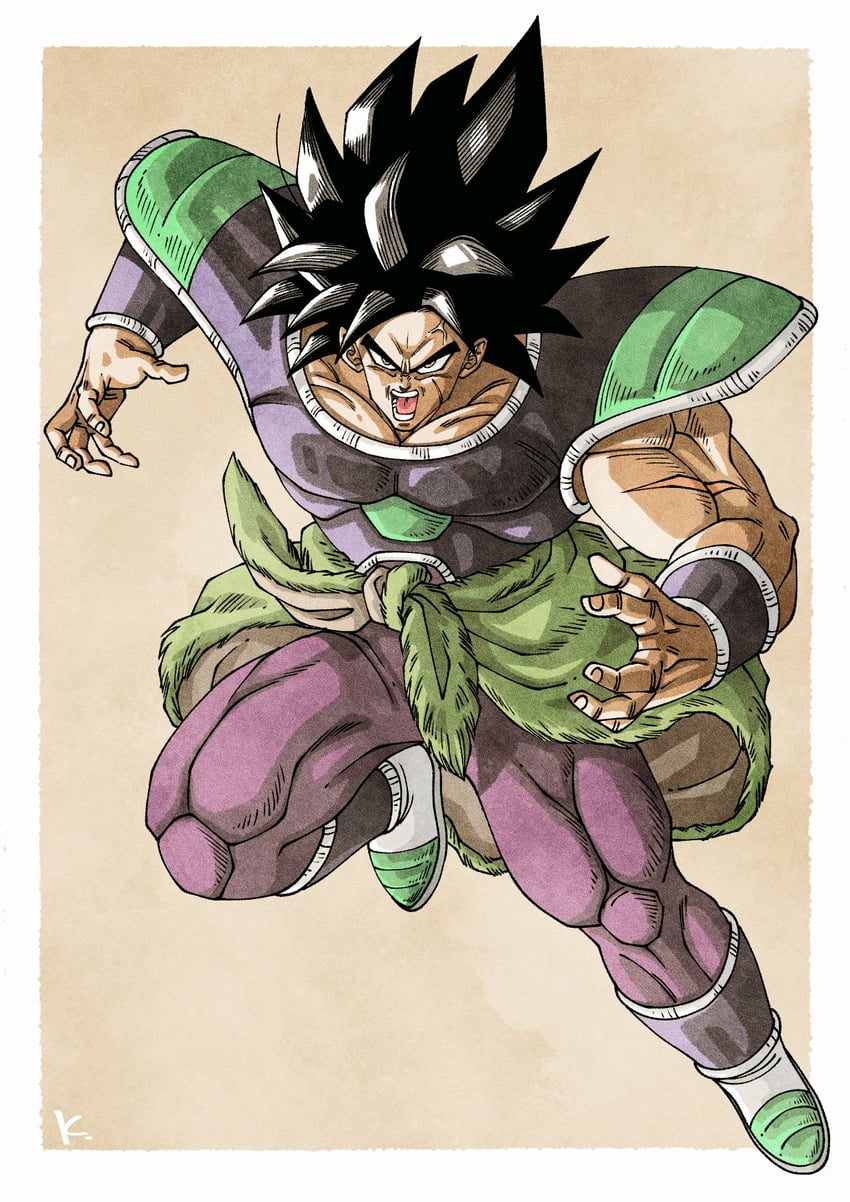 broly (dragon ball and 2 more) drawn by kakeru_(dbskakeru)