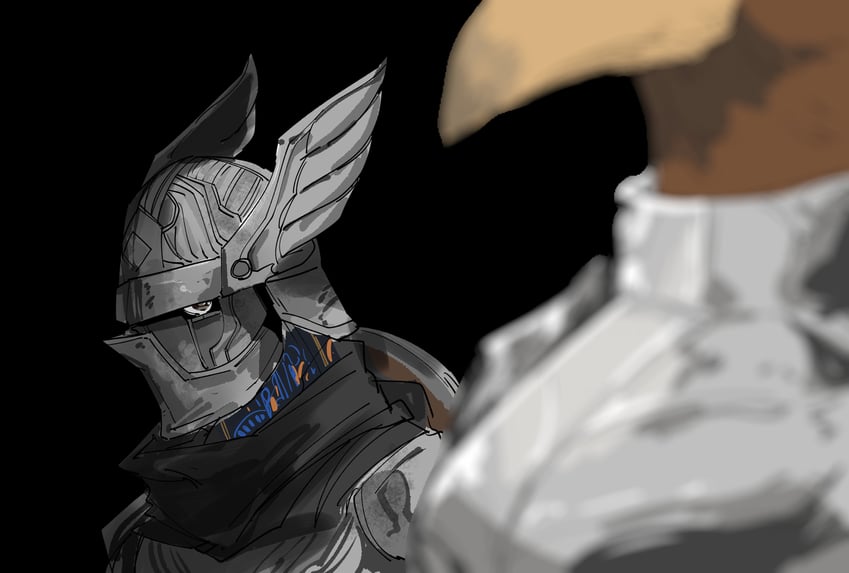 wylder and guardian (elden ring and 1 more) drawn by neitheyagi