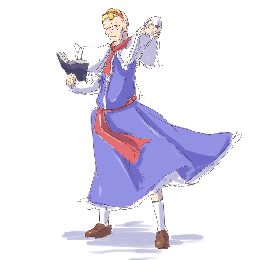 alice margatroid and norris packard (touhou and 2 more) drawn by fushigi_ebi