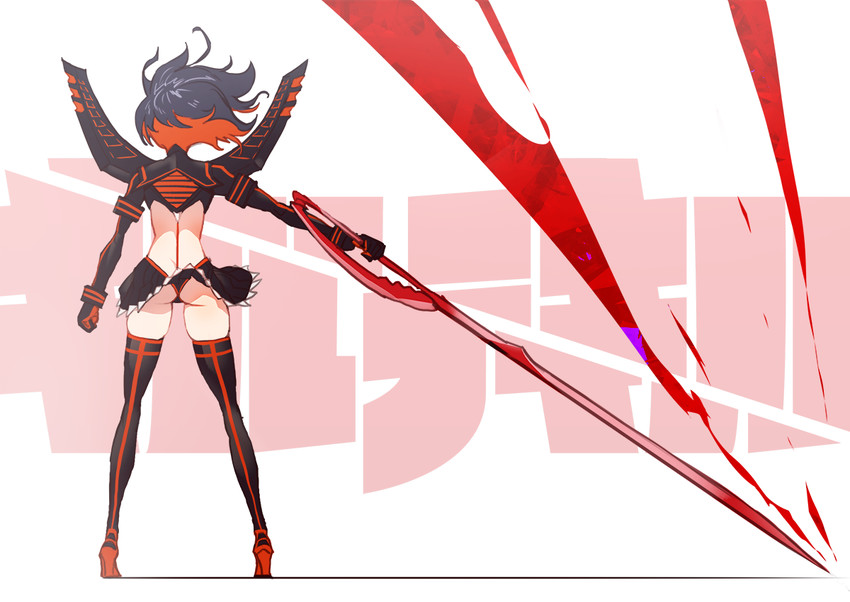 matoi ryuuko and senketsu (kill la kill) drawn by yd_(orange_maru)