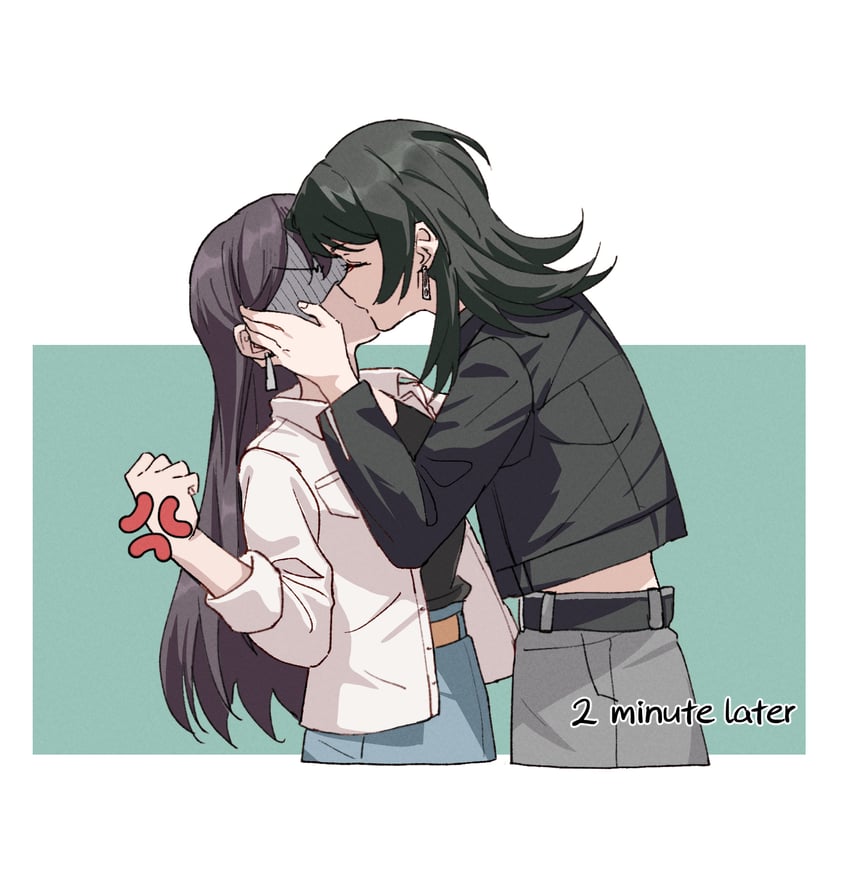 shiina taki and yahata umiri (bang dream! and 1 more) drawn by joker_(jjjokerrr233)