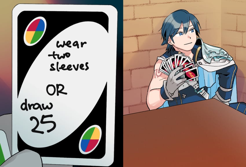 chrom (fire emblem and 1 more) drawn by oneroom-disco