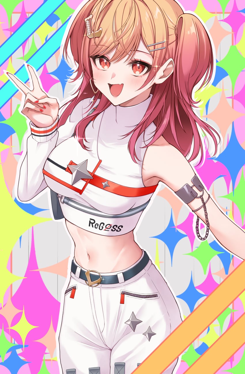 ichijou ririka (hololive and 1 more) drawn by deshihayashi18