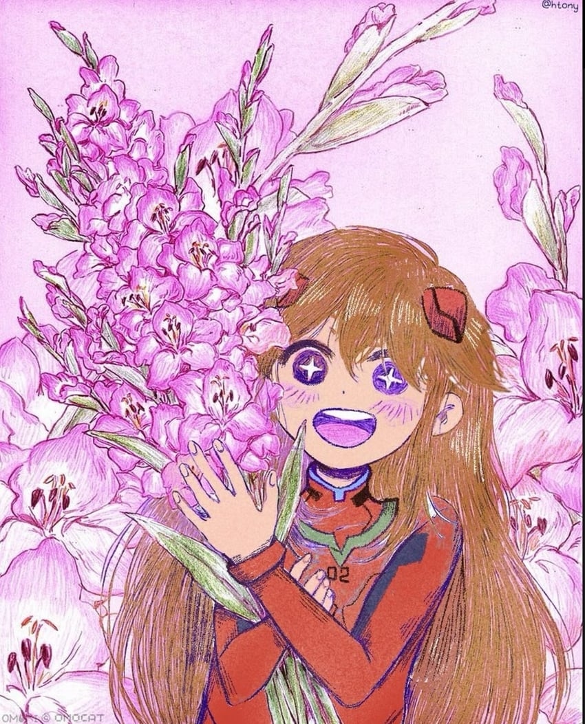 souryuu asuka langley (neon genesis evangelion and 1 more) drawn by htony