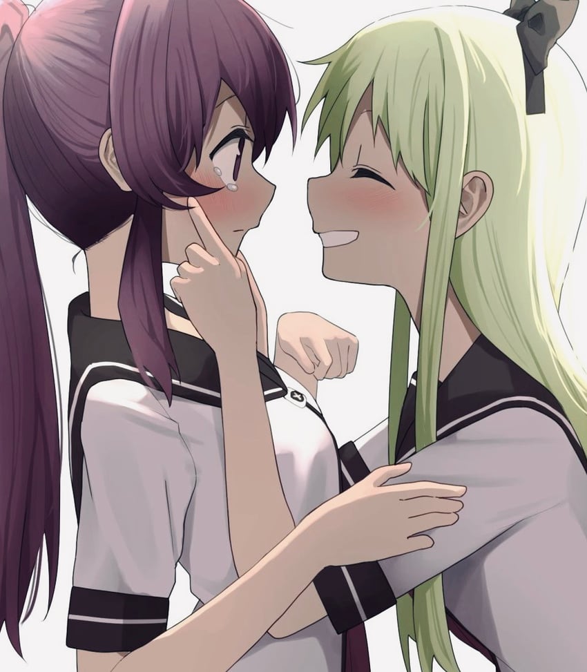 toshinou kyouko and sugiura ayano (yuruyuri) drawn by tennosuke_(tejons)