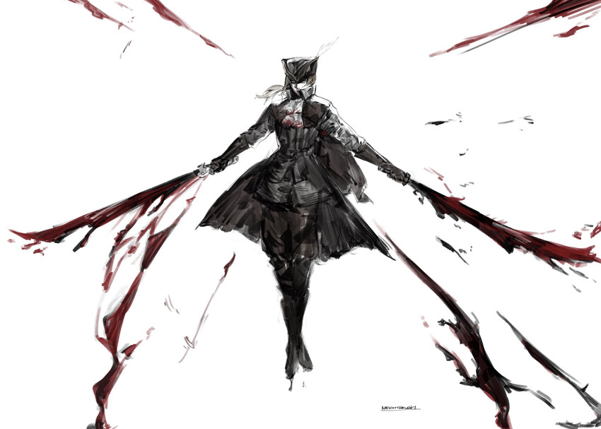 lady maria of the astral clocktower (bloodborne) drawn by yourfreakyneighbourh