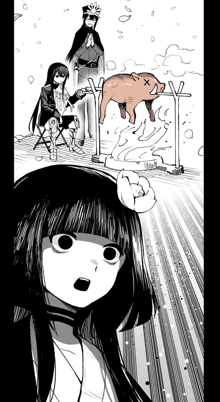 oda nobunaga, oda nobukatsu, and sen no rikyu (fate and 1 more) drawn by hirunagi