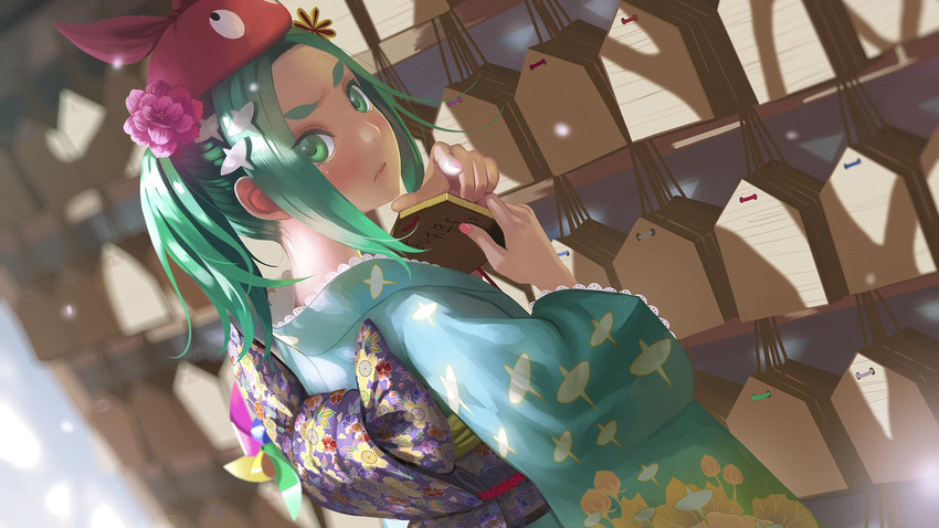 ononoki yotsugi (monogatari and 2 more) drawn by vofan