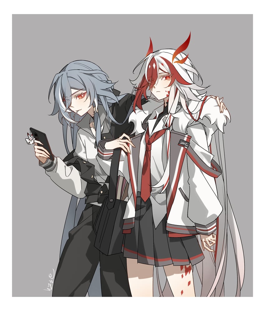 fu hua, herrscher of sentience, and jingwei (honkai and 1 more) drawn by sanseling