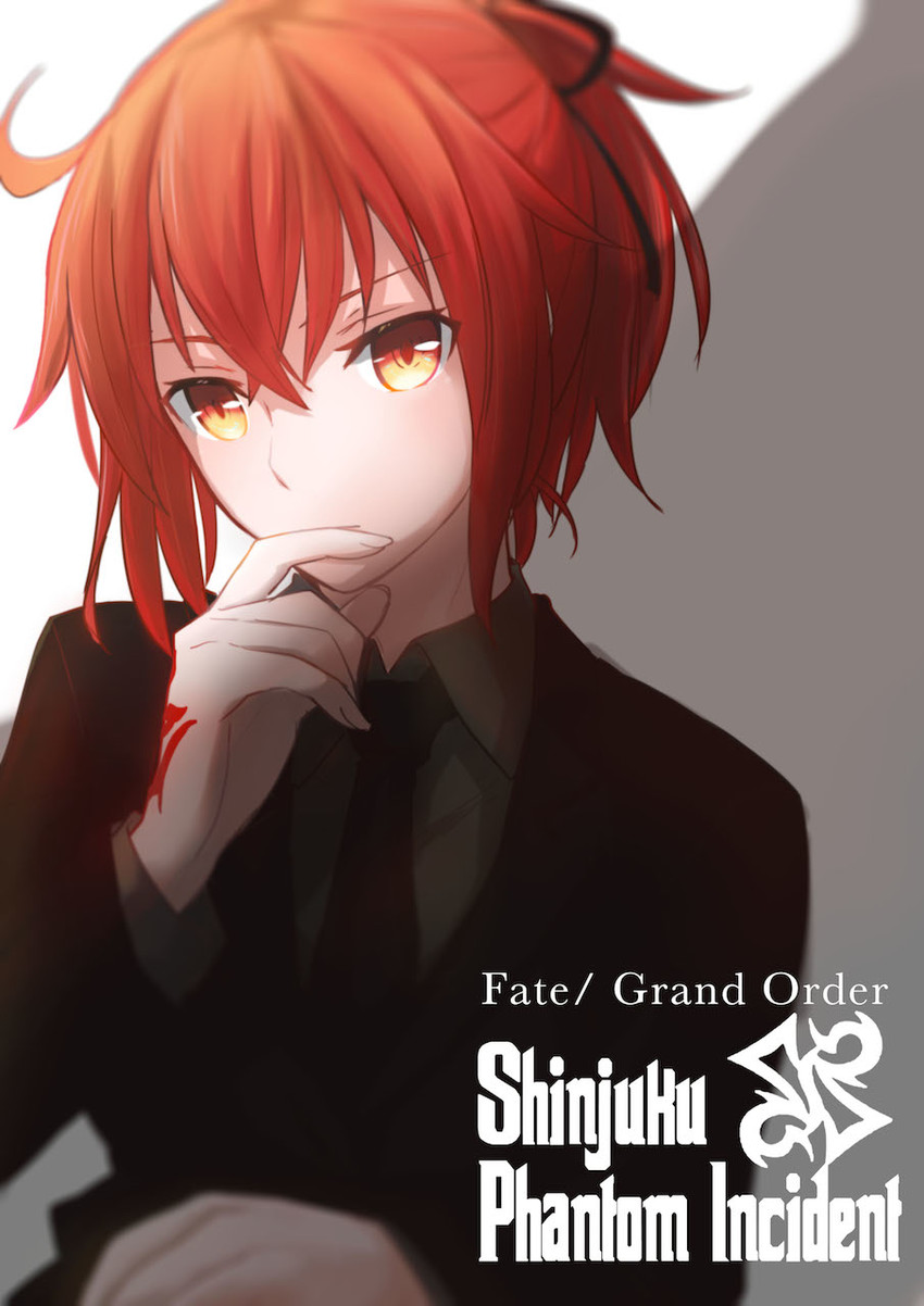 fujimaru ritsuka (fate and 1 more) drawn by pin.s