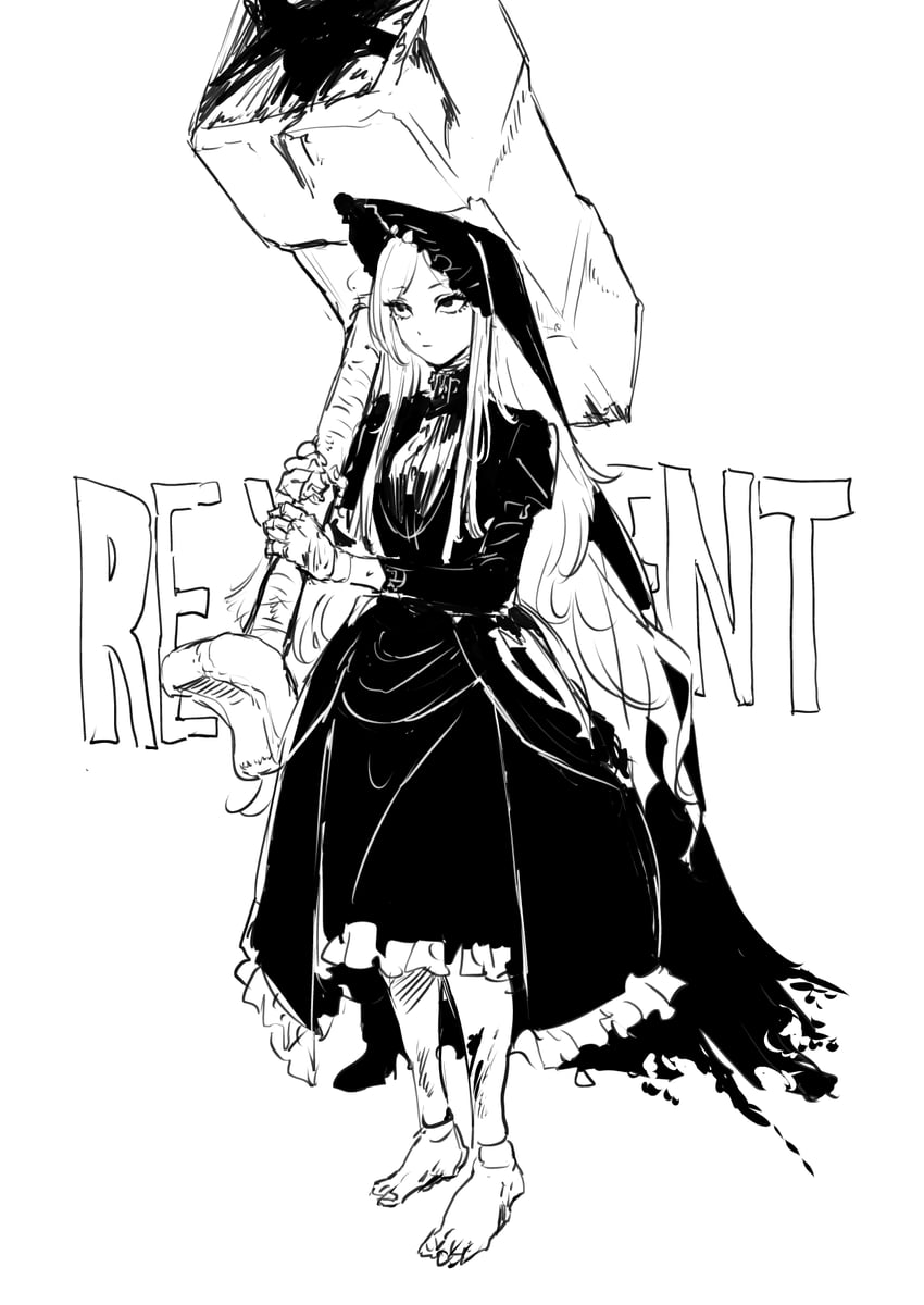 revenant (elden ring and 1 more) drawn by osakana_(denpa_yun'yun)