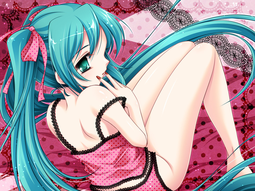 hatsune miku (vocaloid and 1 more) drawn by kkurumi