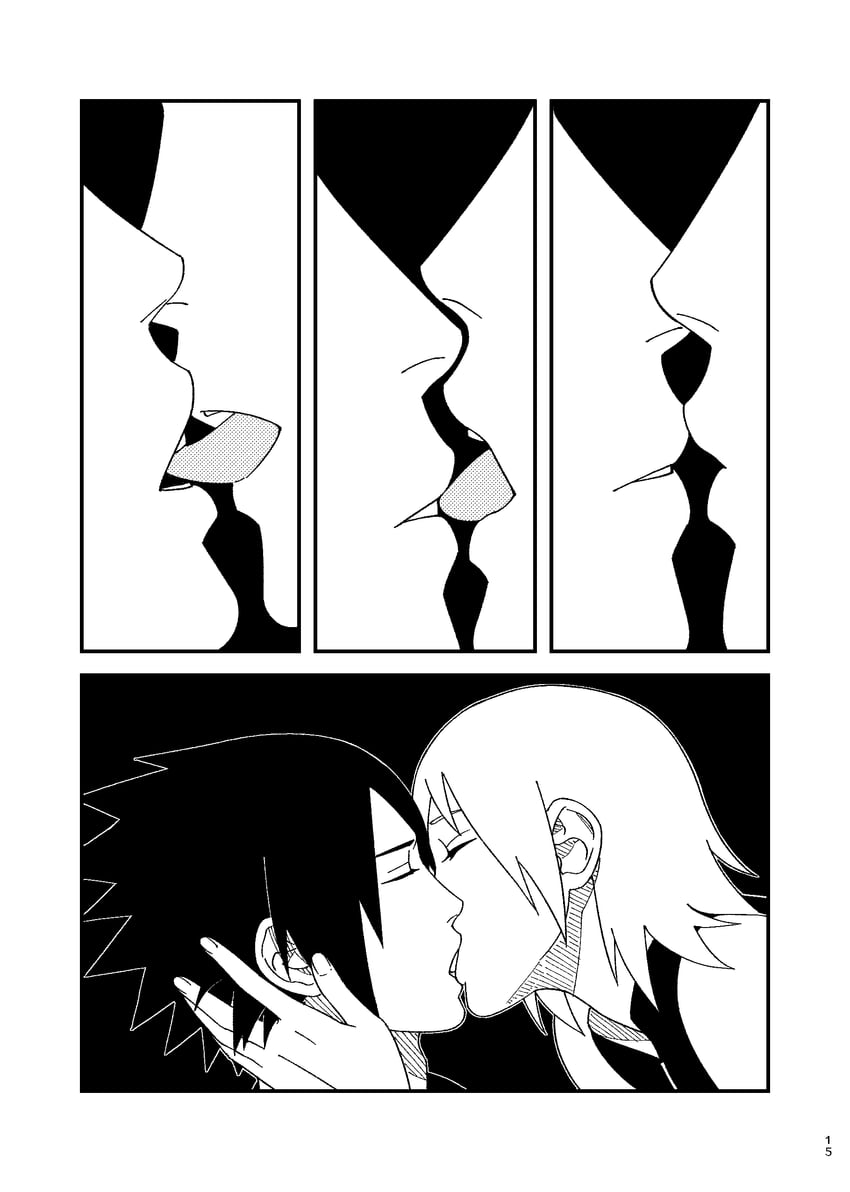 haruno sakura and uchiha sasuke (naruto and 1 more) drawn by nyan_2020