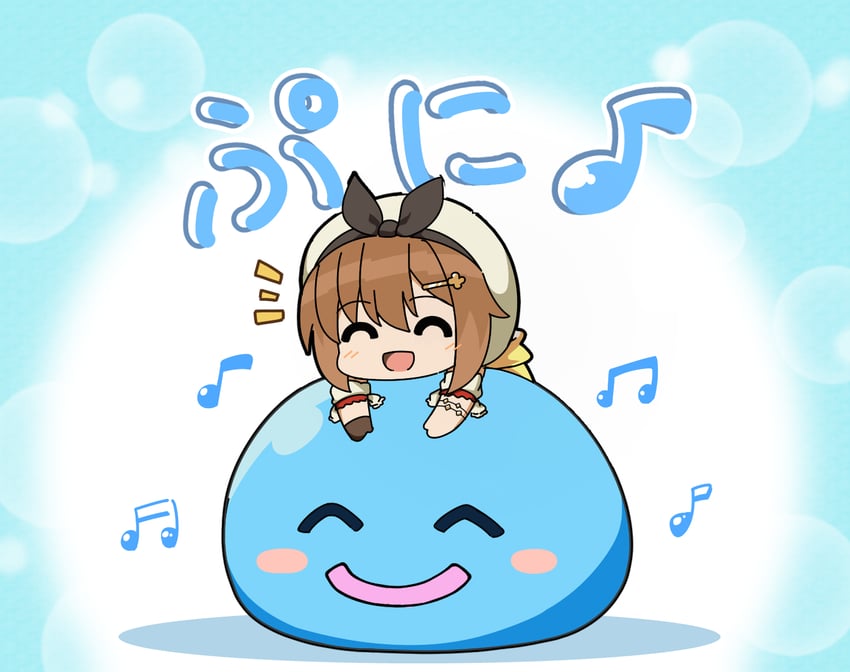 reisalin stout and puni (atelier and 2 more) drawn by komurice