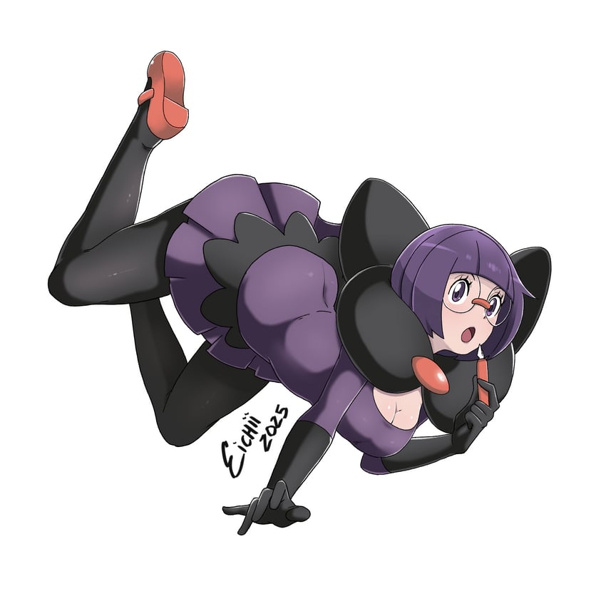 shauntal (pokemon and 1 more) drawn by okumura_eichii