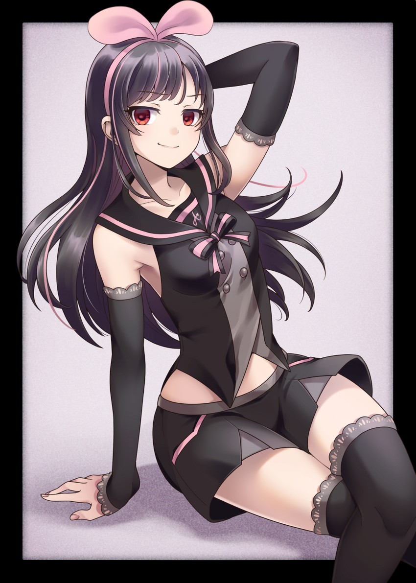 kizuna ai and black ai (kizuna ai inc.) drawn by abiko_yuuji