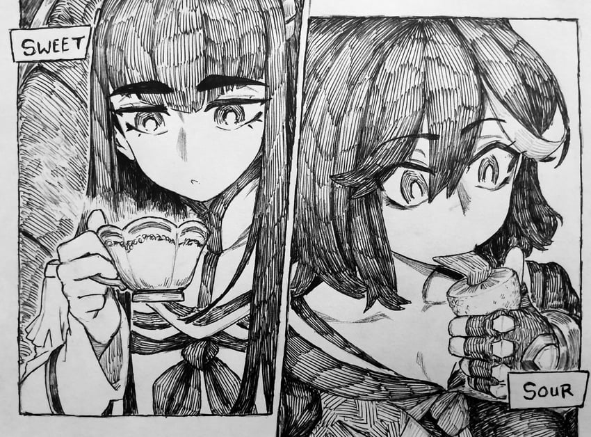 matoi ryuuko, senketsu, kiryuuin satsuki, and junketsu (kill la kill) drawn by chronozbergh