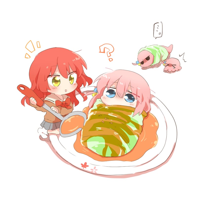 gotoh hitori and kita ikuyo (bocchi the rock!) drawn by rebecca_(keinelove)