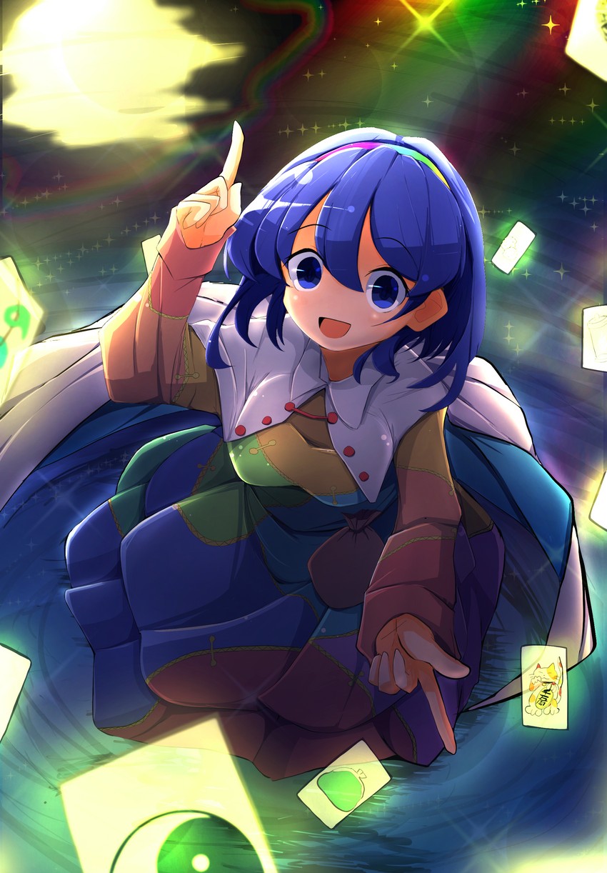 tenkyuu chimata (touhou and 1 more) drawn by nagaresimasu