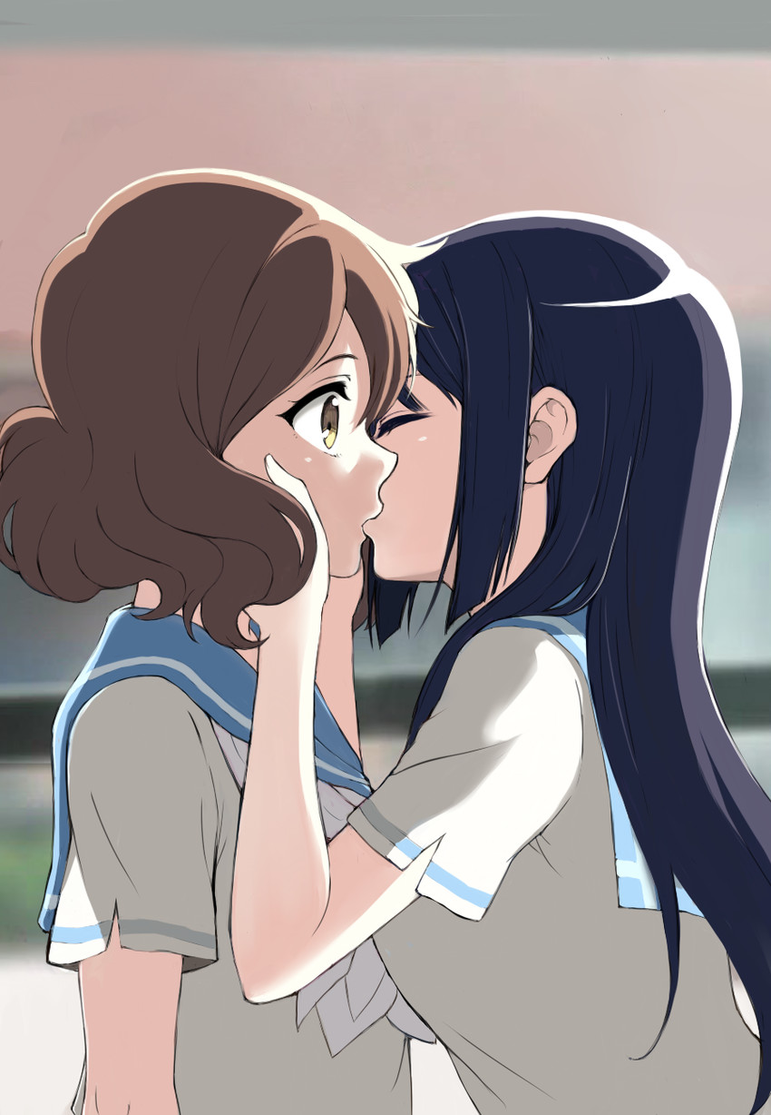 oumae kumiko and kousaka reina (hibike! euphonium) drawn by xingnai