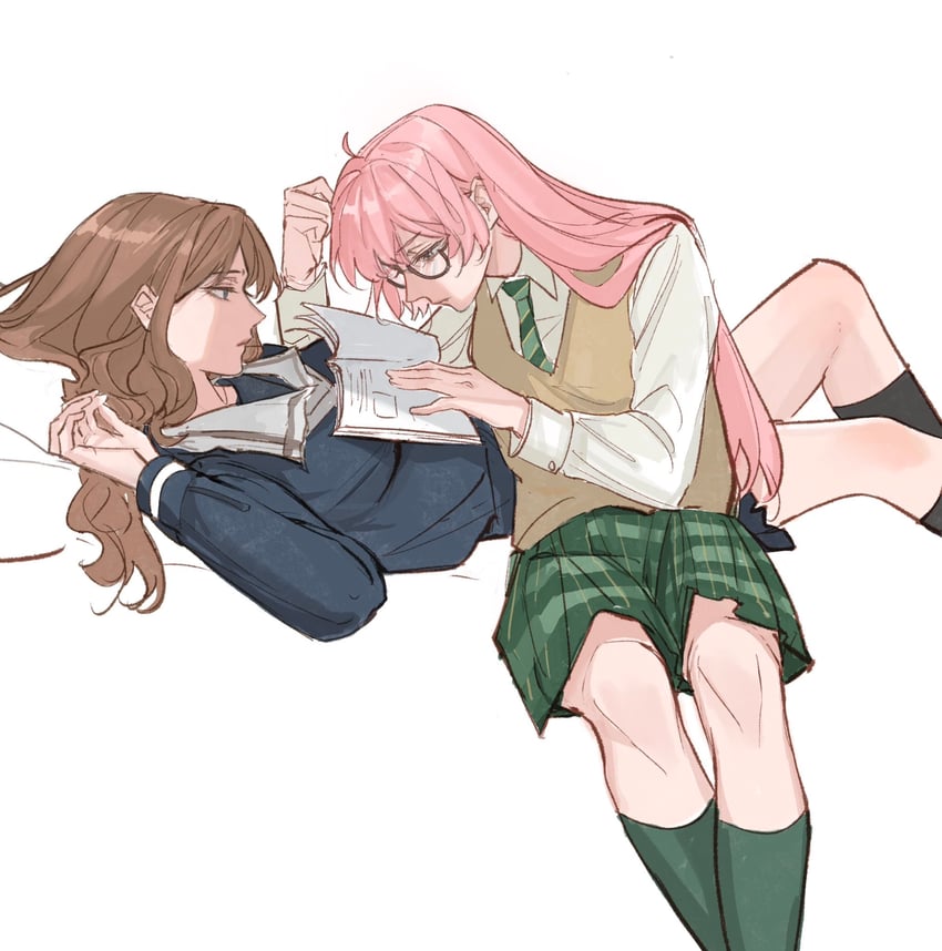 chihaya anon and nagasaki soyo (bang dream! and 1 more) drawn by deerwhisky