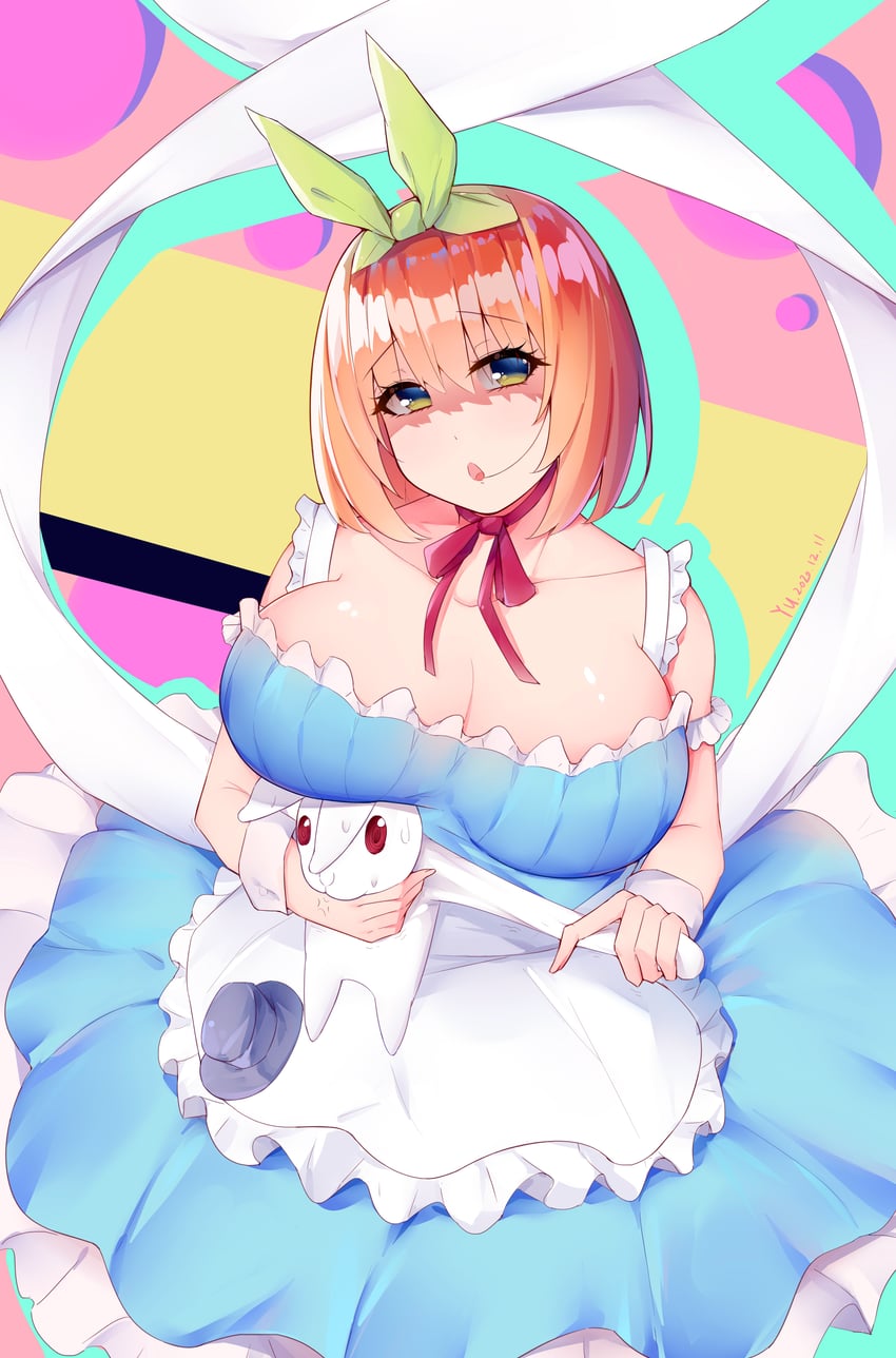 nakano yotsuba (go-toubun no hanayome) drawn by xianyue_liuyu