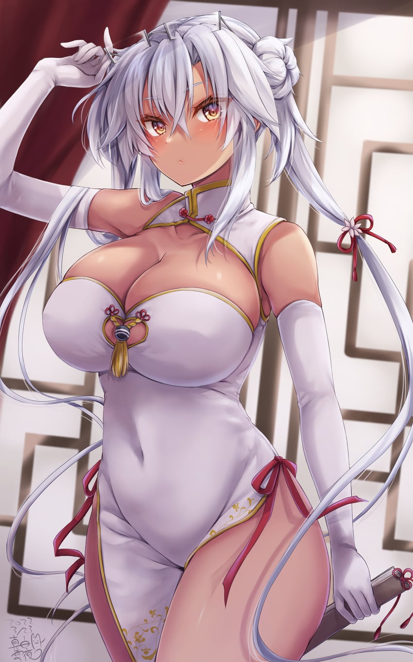 musashi and musashi kai ni (kantai collection) drawn by mashiro_yukiya