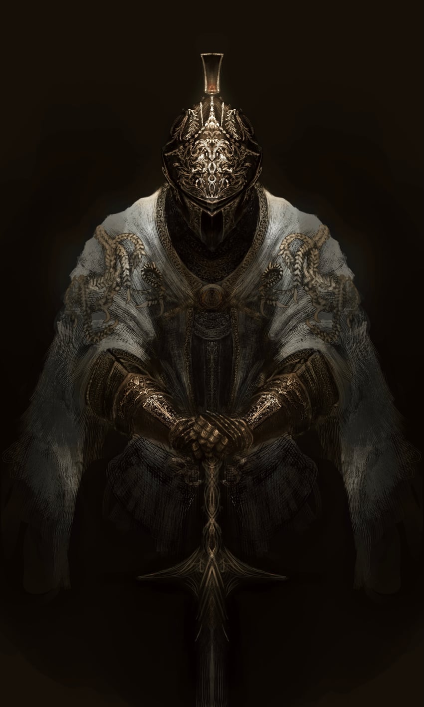 needle knight leda (elden ring and 1 more) drawn by graffitigw