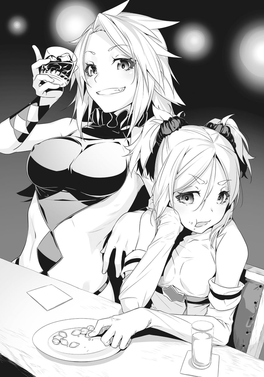 momo and ashuna grisarika (shokei shoujo no virgin road) drawn by nilitsu
