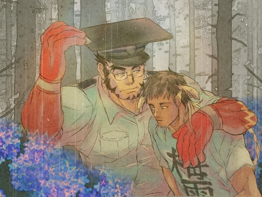 tajikarao and hermes (tokyo afterschool summoners) drawn by yoshiyuki_(nein69yoshiyuki)