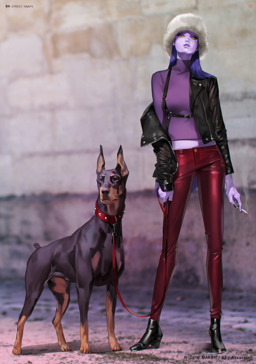 widowmaker (overwatch and 1 more) drawn by yd_(orange_maru)