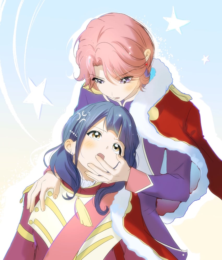 hanayagi kaoruko and isurugi futaba (shoujo kageki revue starlight) drawn by sanoon